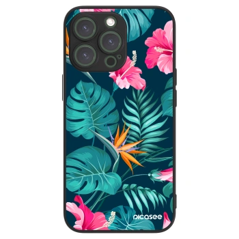 Picasee ULTIMATE CASE pentru Apple iPhone 13 Pro - Pink Monstera