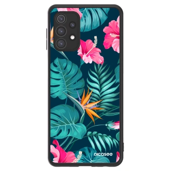 Picasee ULTIMATE CASE pentru Samsung Galaxy A32 5G A326B - Pink Monstera