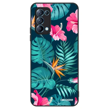 Husă pentru OPPO Reno 5 5G - Pink Monstera