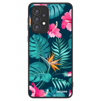 Picasee ULTIMATE CASE pentru Samsung Galaxy A33 5G A336 - Pink Monstera
