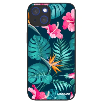 Picasee ULTIMATE CASE pentru Apple iPhone 14 - Pink Monstera