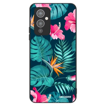 Husă pentru OnePlus 9 - Pink Monstera
