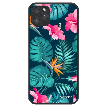Picasee ULTIMATE CASE MagSafe pentru Apple iPhone 11 Pro Max - Pink Monstera