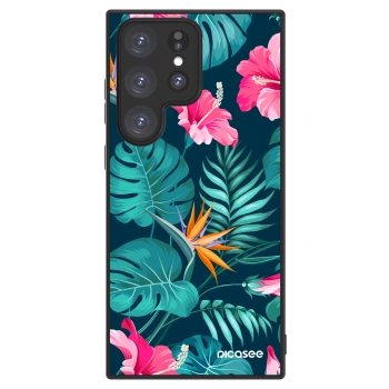 Picasee ULTIMATE CASE pentru Samsung Galaxy S23 Ultra 5G - Pink Monstera