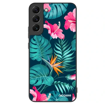 Picasee ULTIMATE CASE PowerShare pentru Samsung Galaxy S22+ 5G - Pink Monstera
