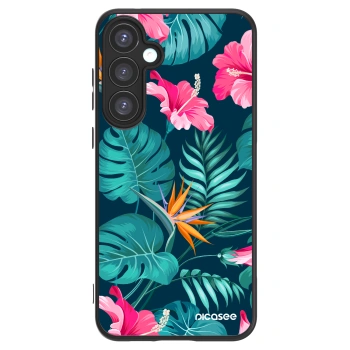 Picasee ULTIMATE CASE pentru Samsung Galaxy A55 5G A556B - Pink Monstera