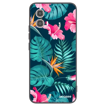 Husă pentru Motorola Moto G53 5G - Pink Monstera