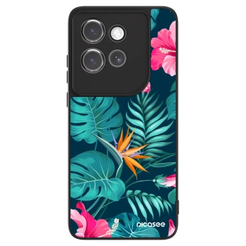 Husă pentru Motorola Edge 50 Neo - Pink Monstera
