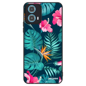 Husă pentru Motorola Moto G34 5G - Pink Monstera