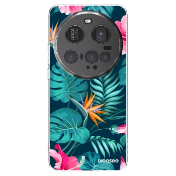 Picasee husă transparentă din silicon pentru Xiaomi 15 Ultra - Pink Monstera