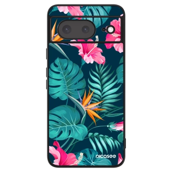 Husă pentru Google Pixel 8a - Pink Monstera