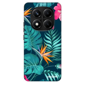 Husă pentru Xiaomi Redmi Note 14 Pro+ 5G - Pink Monstera