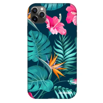 Husă pentru Apple iPhone 11 Pro Max - Pink Monstera