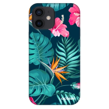 Husă pentru Apple iPhone 12 mini - Pink Monstera