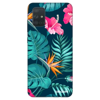 Husă pentru Samsung Galaxy A71 A715F - Pink Monstera