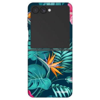 Picasee Fashion Case pentru Samsung Galaxy Z Flip7 5G - Pink Monstera