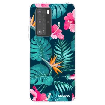 Husă pentru Huawei P40 Pro - Pink Monstera