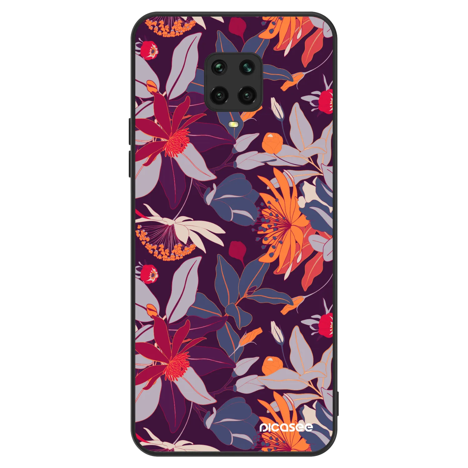 Picasee ULTIMATE CASE pentru Xiaomi Redmi Note 9 Pro - Purple Leaf