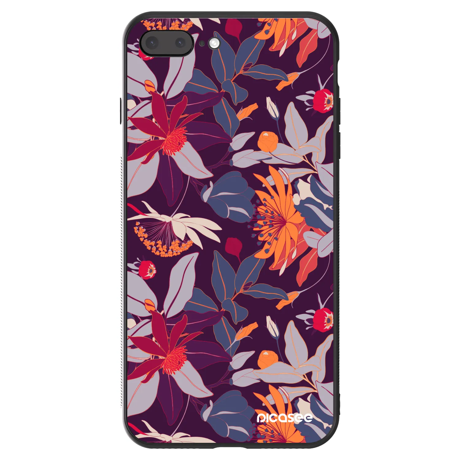 Picasee ULTIMATE CASE pentru Apple iPhone 7 Plus - Purple Leaf