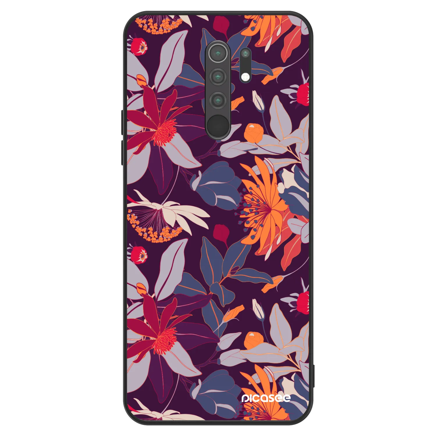 Picasee ULTIMATE CASE pentru Xiaomi Redmi 9 - Purple Leaf