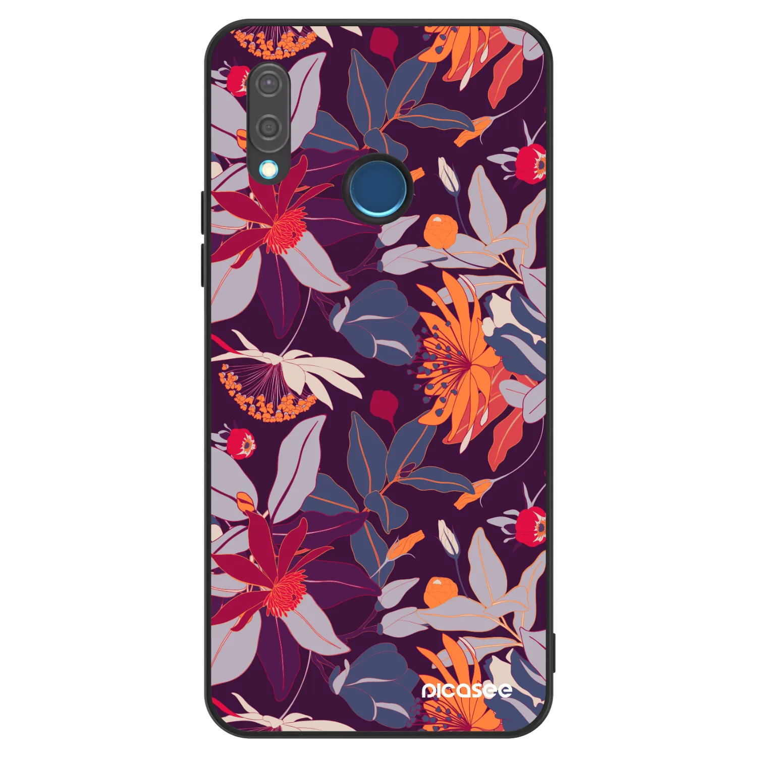 Picasee ULTIMATE CASE pentru Huawei P20 Lite - Purple Leaf
