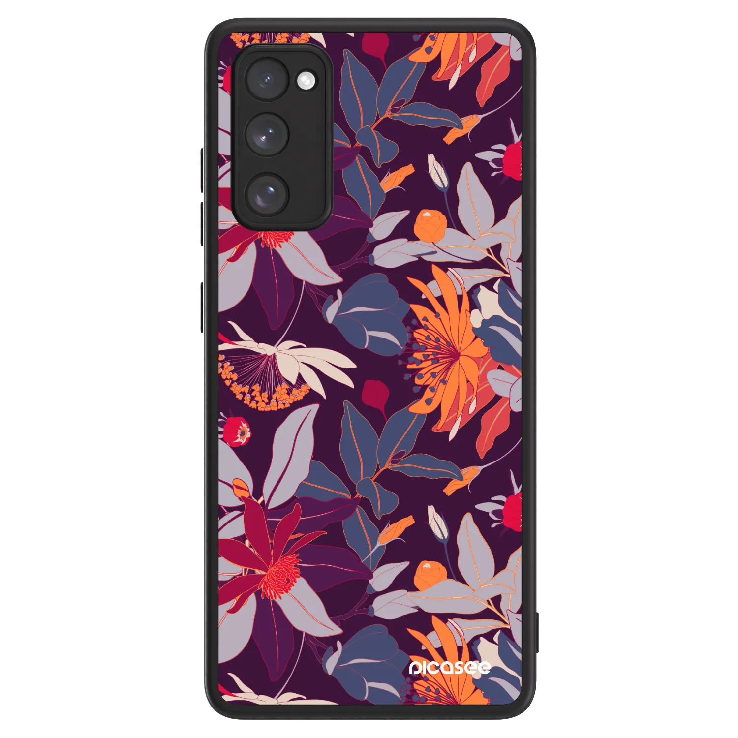Picasee ULTIMATE CASE pentru Samsung Galaxy S20 FE - Purple Leaf