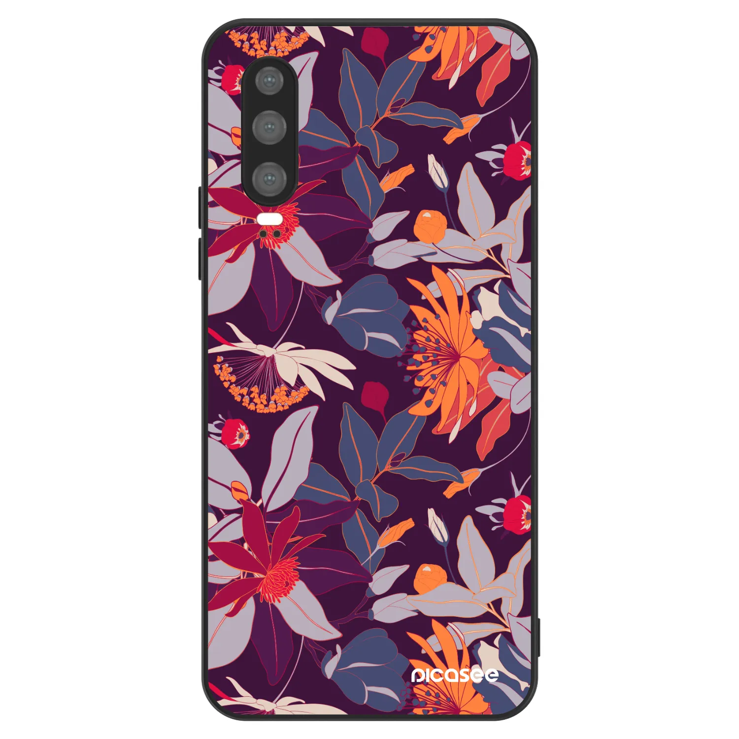 Picasee ULTIMATE CASE pentru Huawei P30 - Purple Leaf