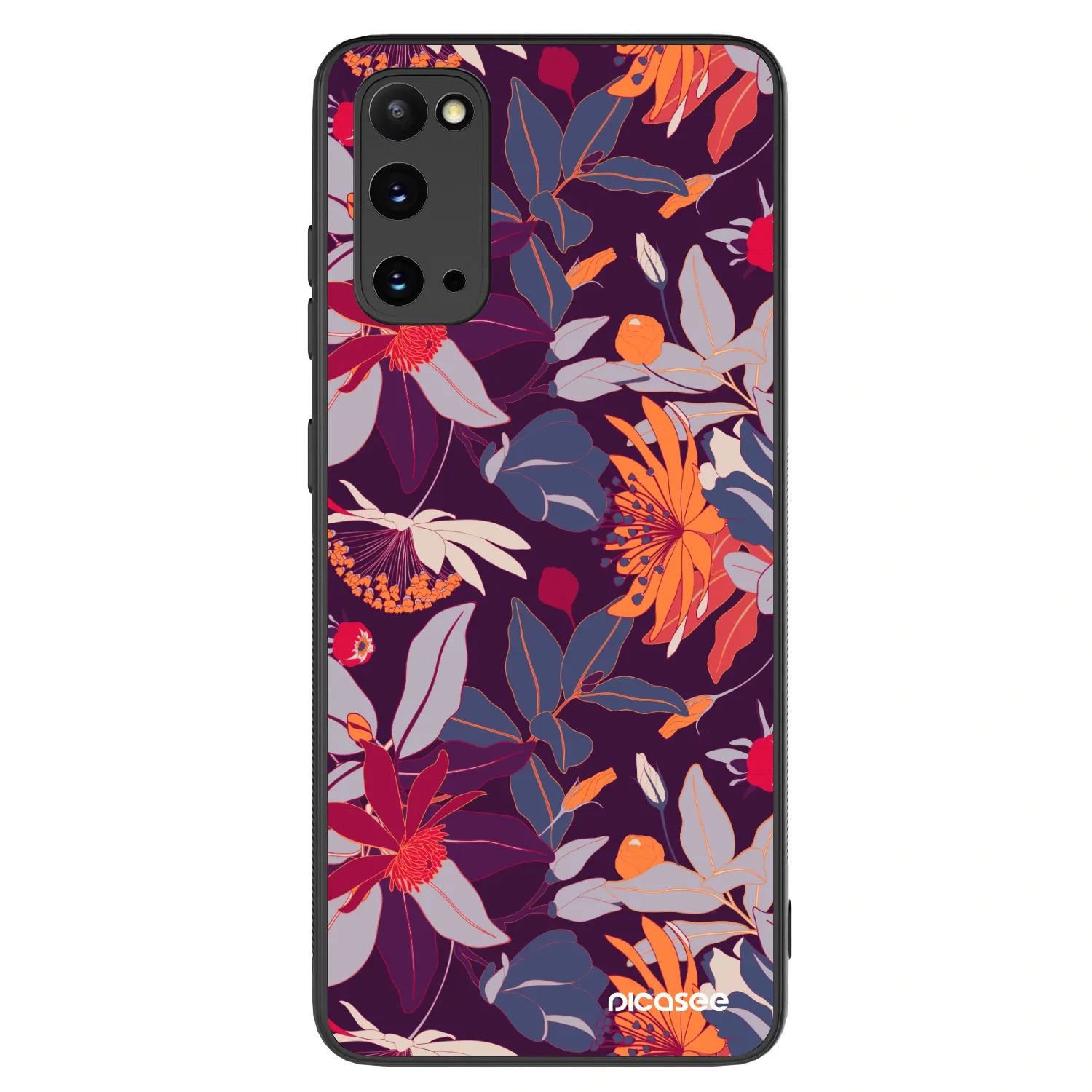 Picasee ULTIMATE CASE pentru Samsung Galaxy S20 G980F - Purple Leaf