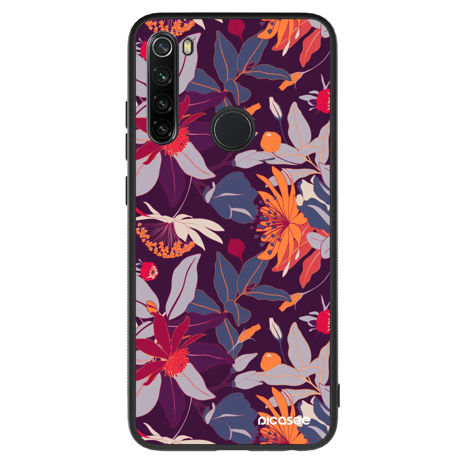 Picasee ULTIMATE CASE pentru Xiaomi Redmi Note 8 - Purple Leaf