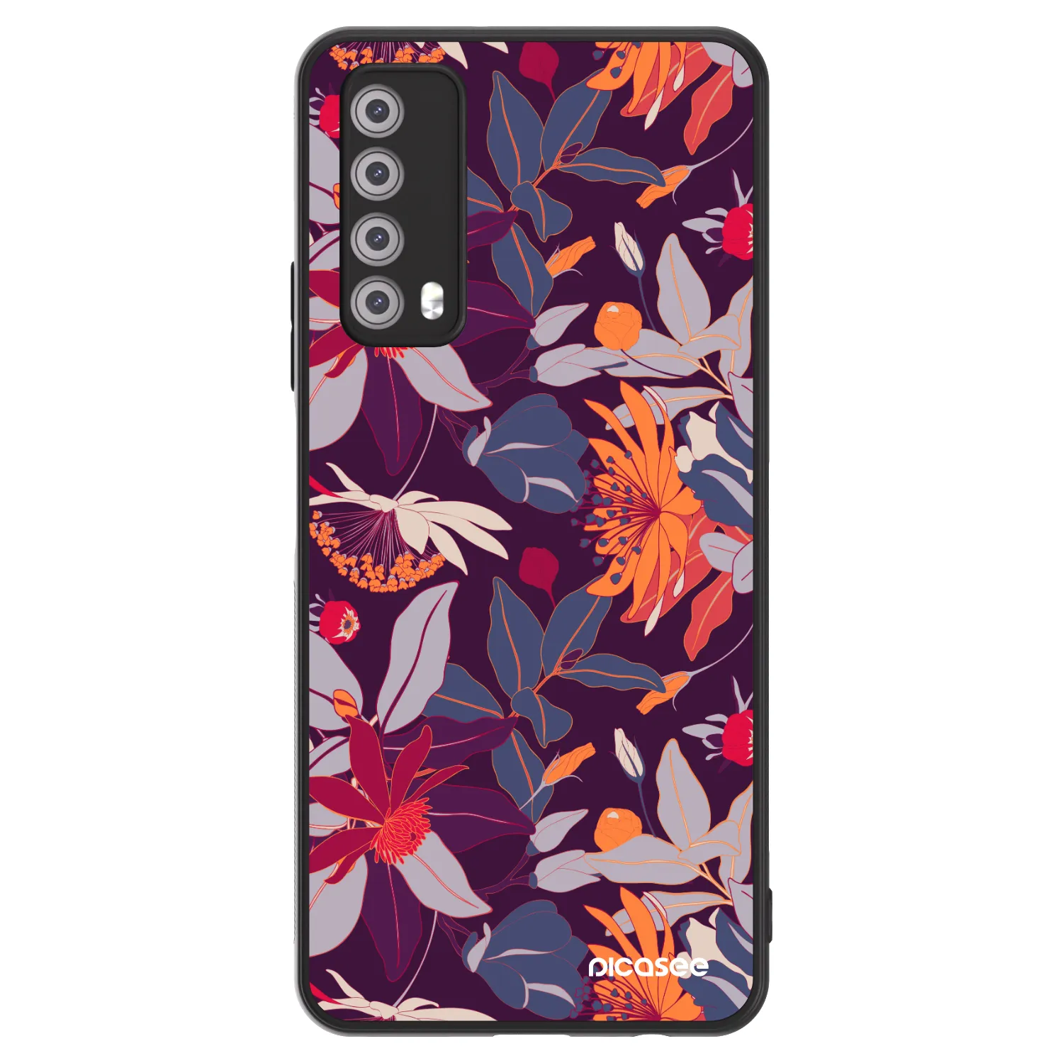 Picasee ULTIMATE CASE pentru Huawei P Smart 2021 - Purple Leaf
