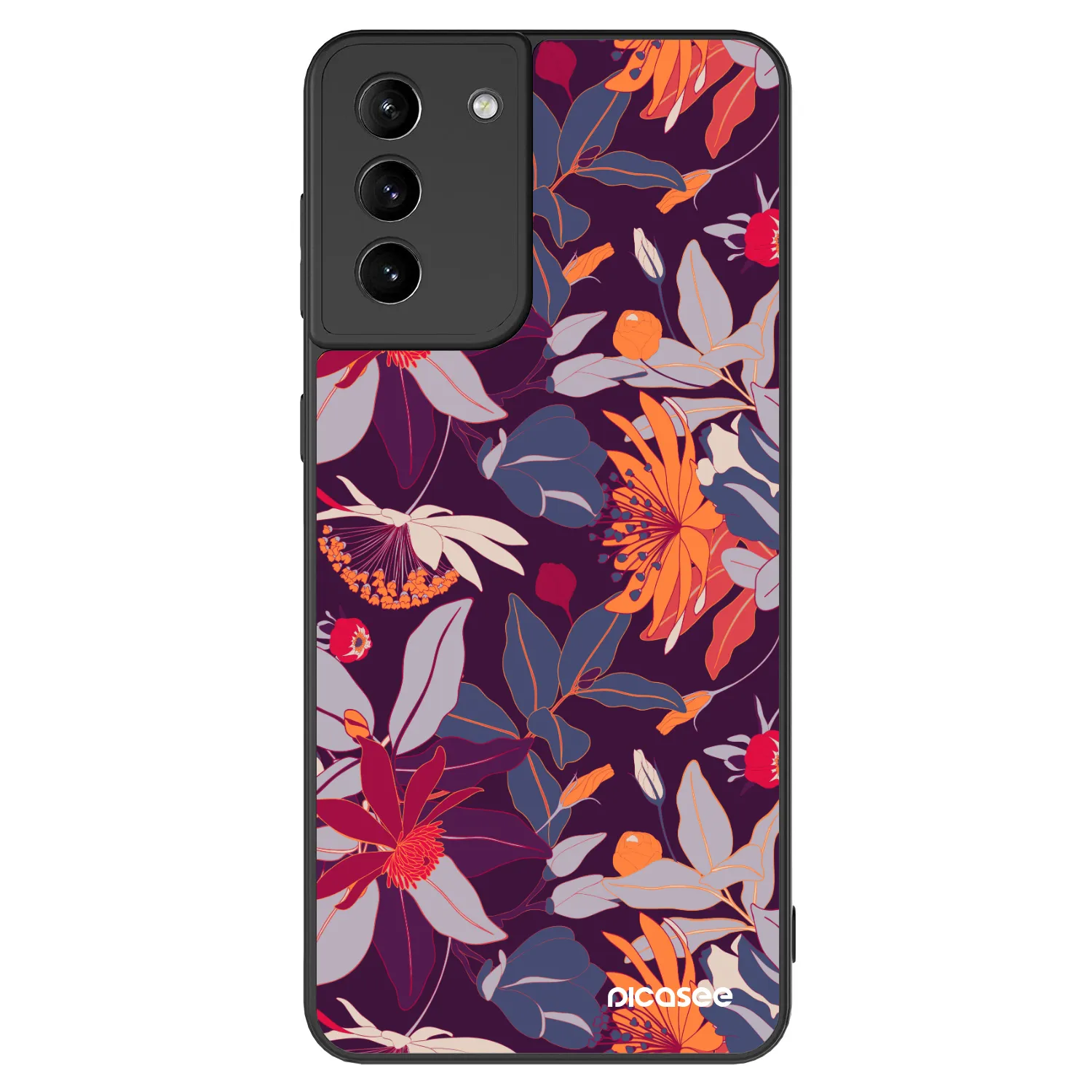Picasee ULTIMATE CASE pentru Samsung Galaxy S21+ 5G G996F - Purple Leaf