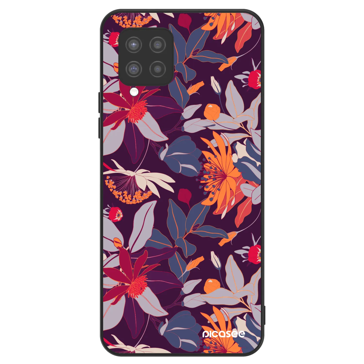 Picasee ULTIMATE CASE pentru Samsung Galaxy A42 A426B - Purple Leaf