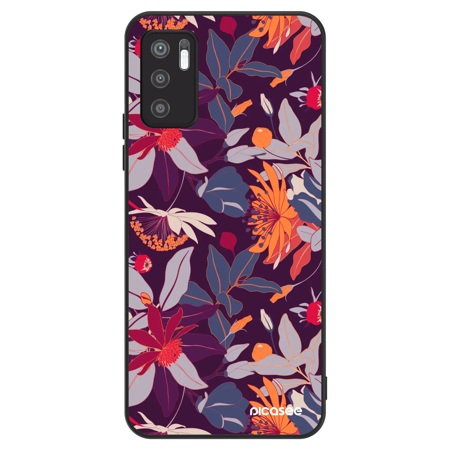 Picasee ULTIMATE CASE pentru Xiaomi Redmi Note 10 5G - Purple Leaf