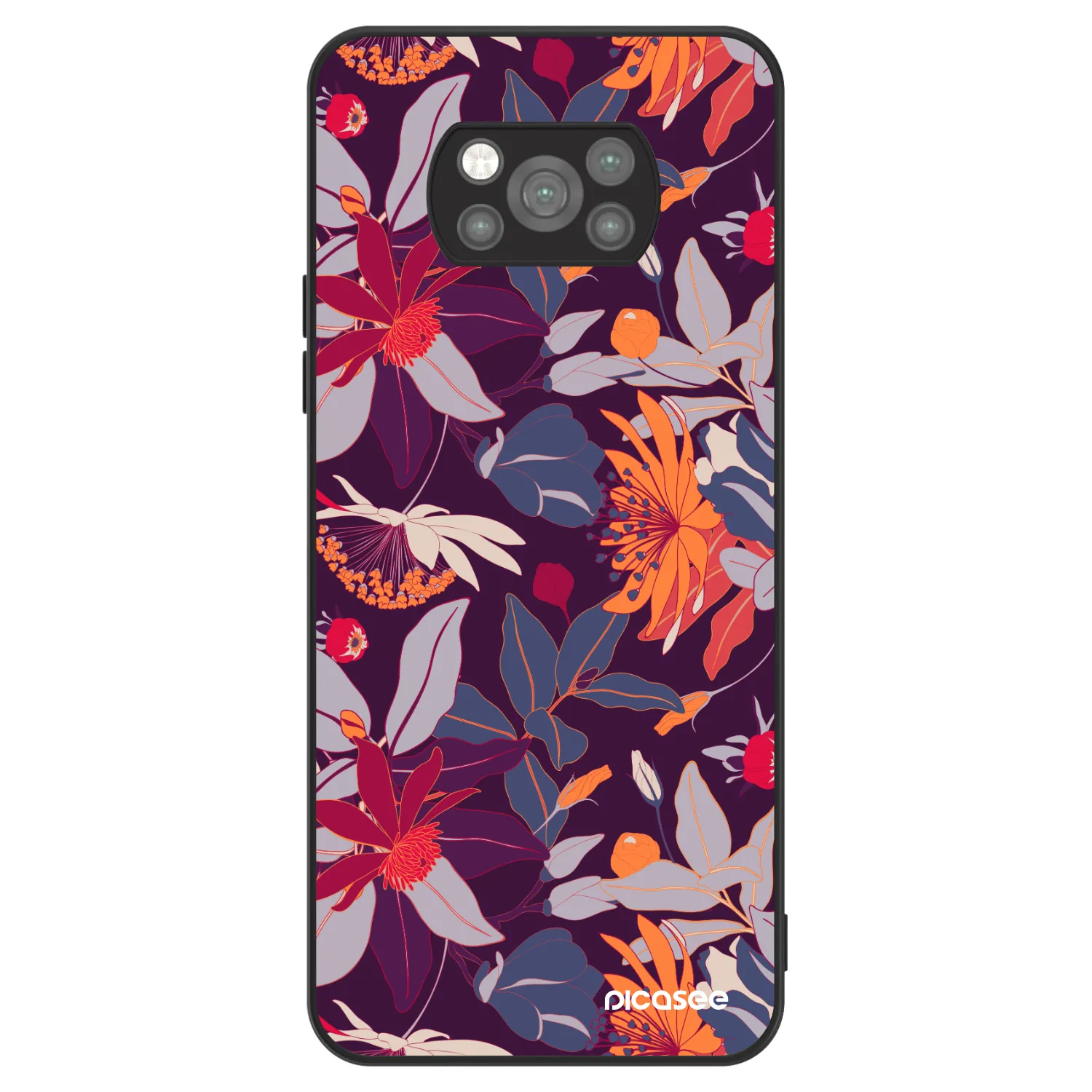 Picasee ULTIMATE CASE pentru Xiaomi Poco X3 Pro - Purple Leaf