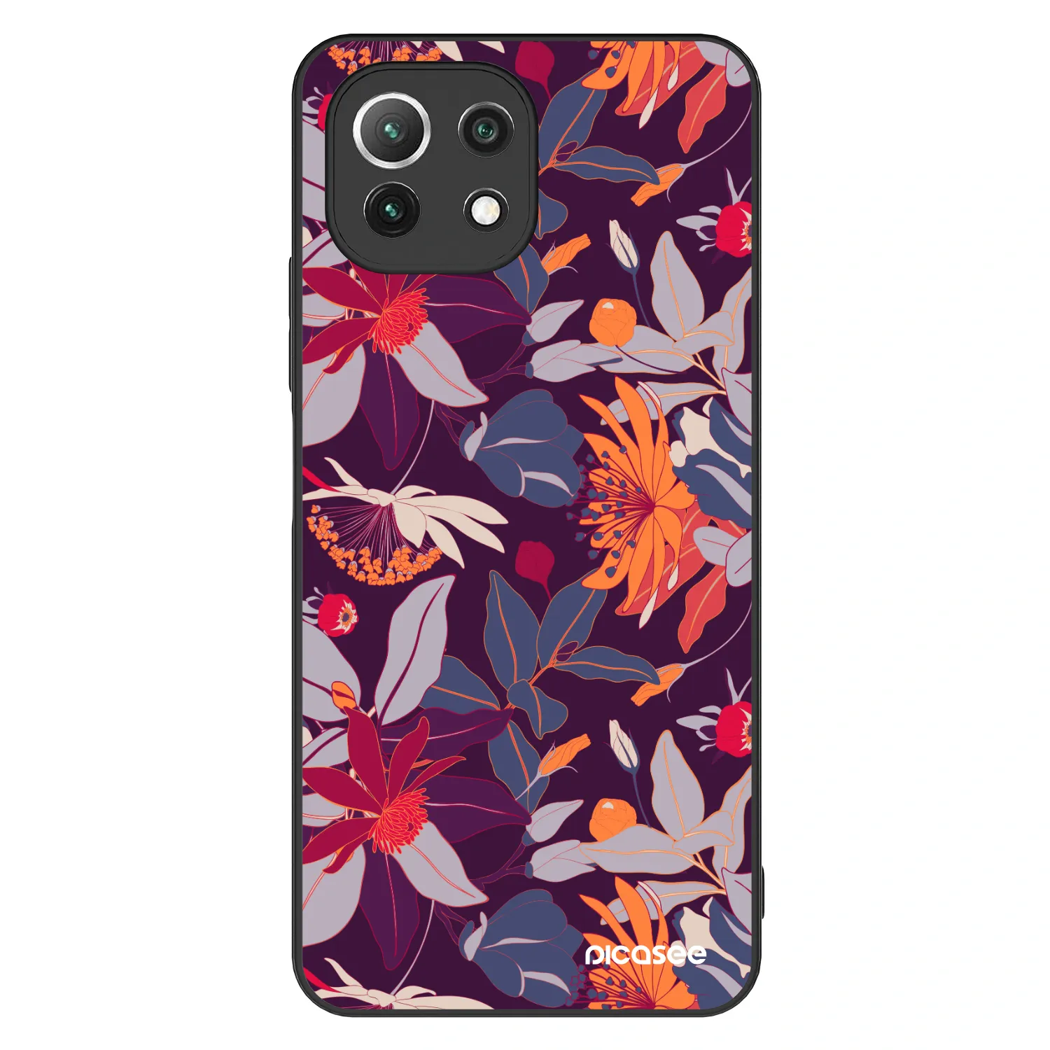 Picasee ULTIMATE CASE pentru Xiaomi Mi 11 Lite - Purple Leaf