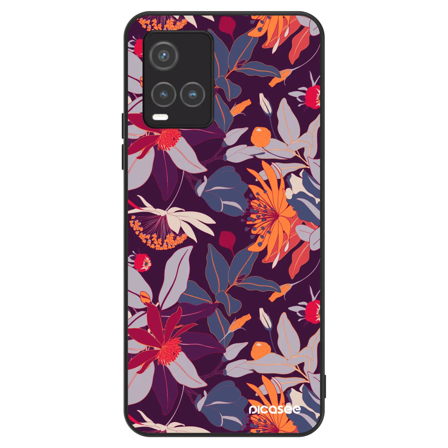 Picasee ULTIMATE CASE pentru Vivo Y33s - Purple Leaf