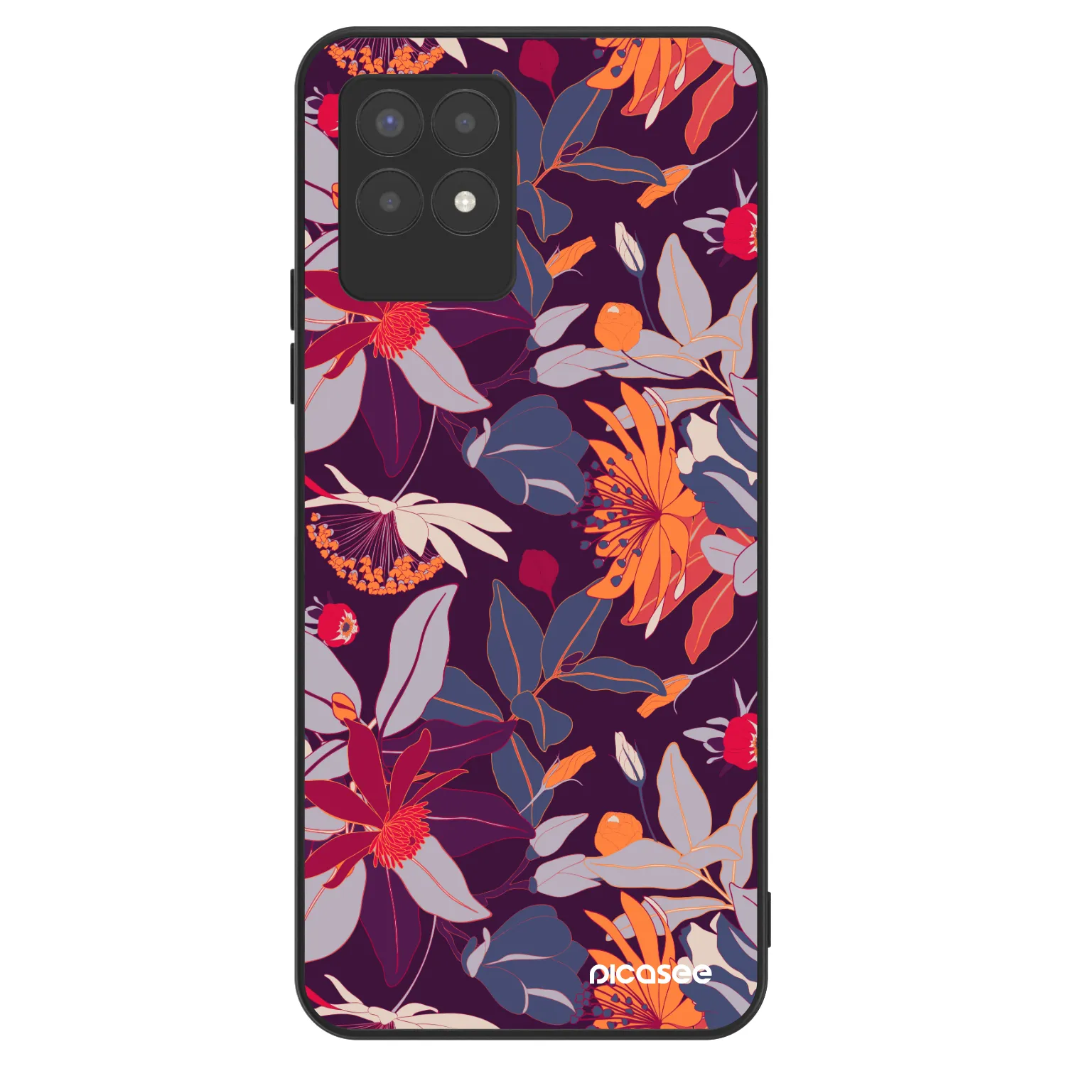 Picasee ULTIMATE CASE pentru Realme 8i - Purple Leaf