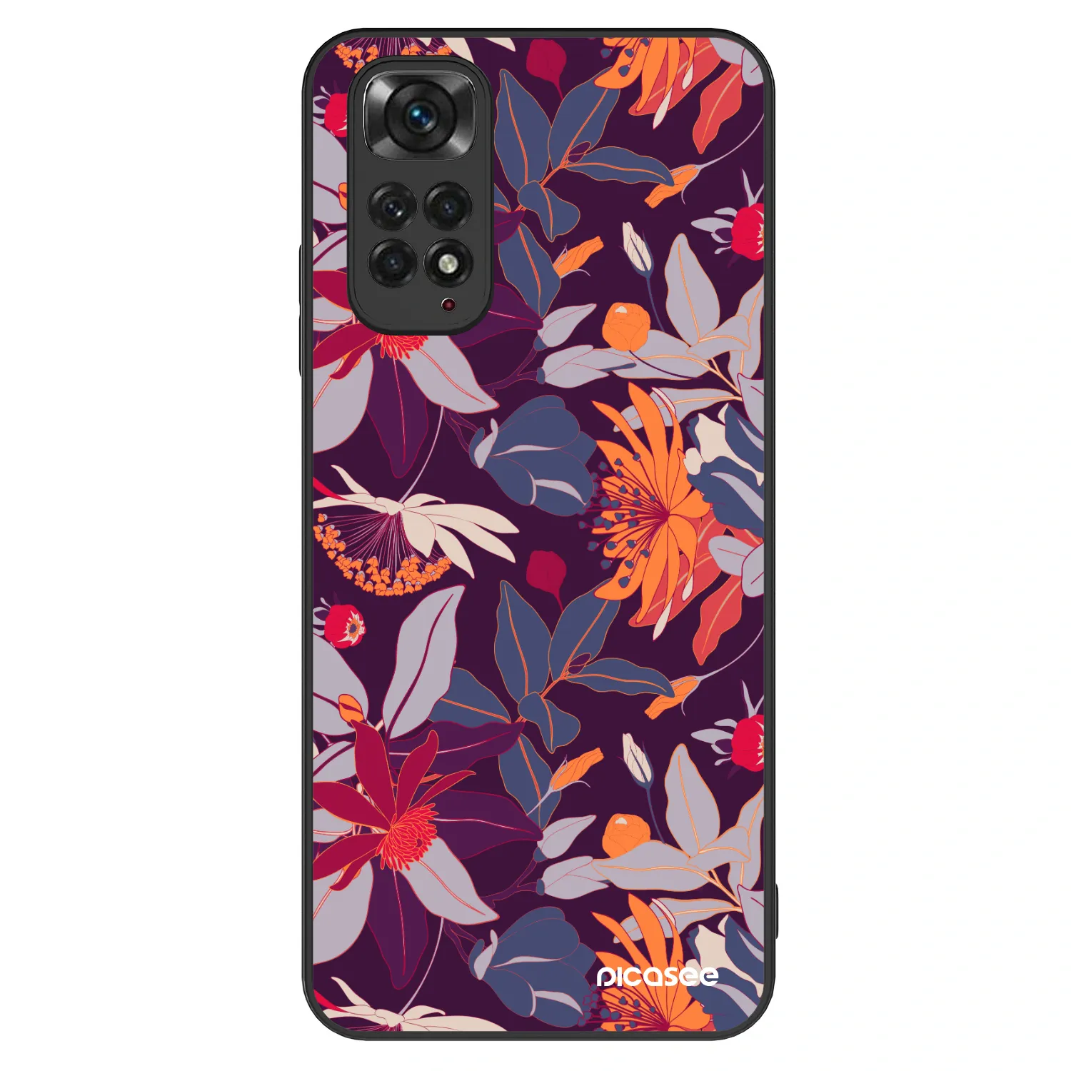 Picasee ULTIMATE CASE pentru Xiaomi Redmi Note 11 - Purple Leaf