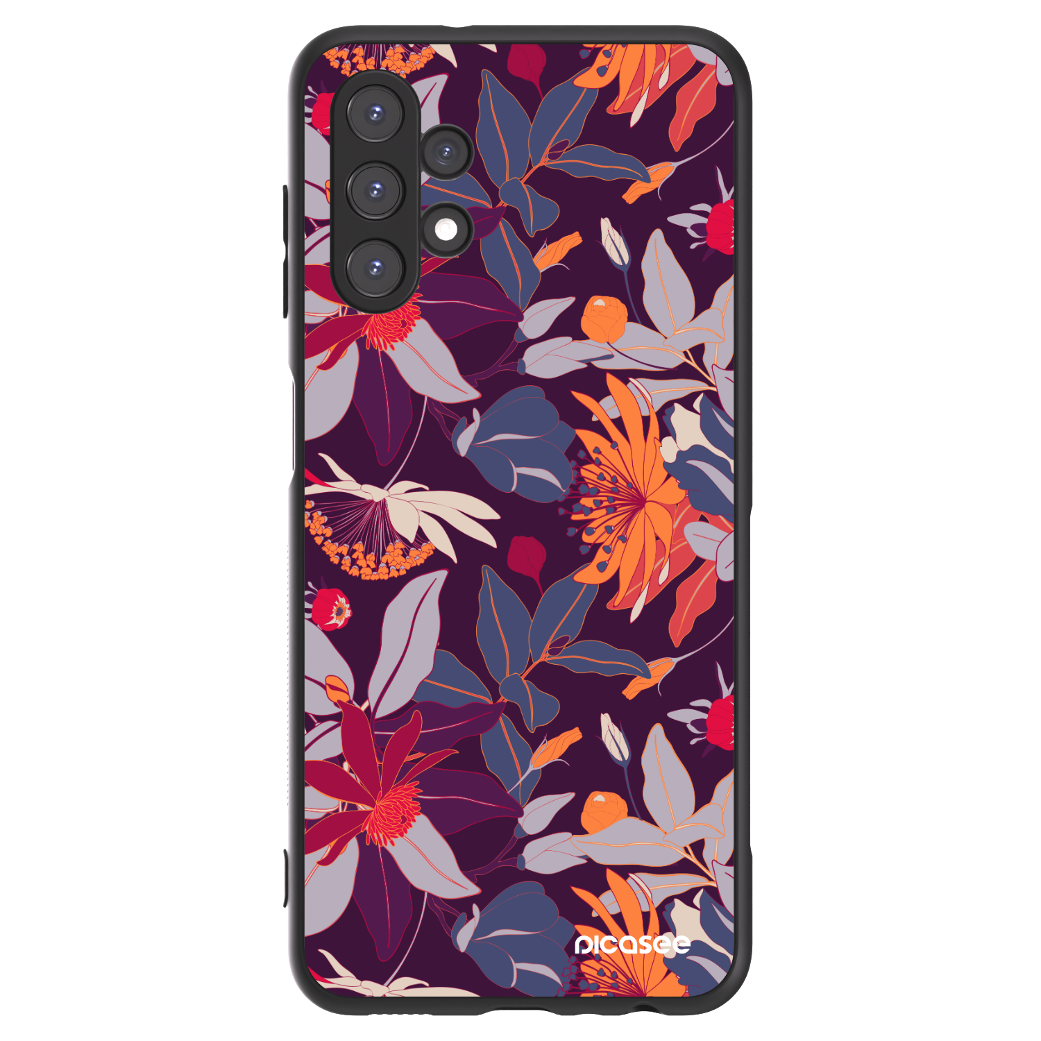 Picasee ULTIMATE CASE pentru Samsung Galaxy A13 4G A135 - Purple Leaf