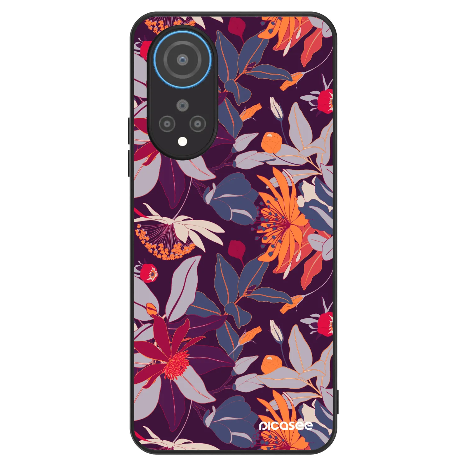 Picasee ULTIMATE CASE pentru Honor X7 - Purple Leaf
