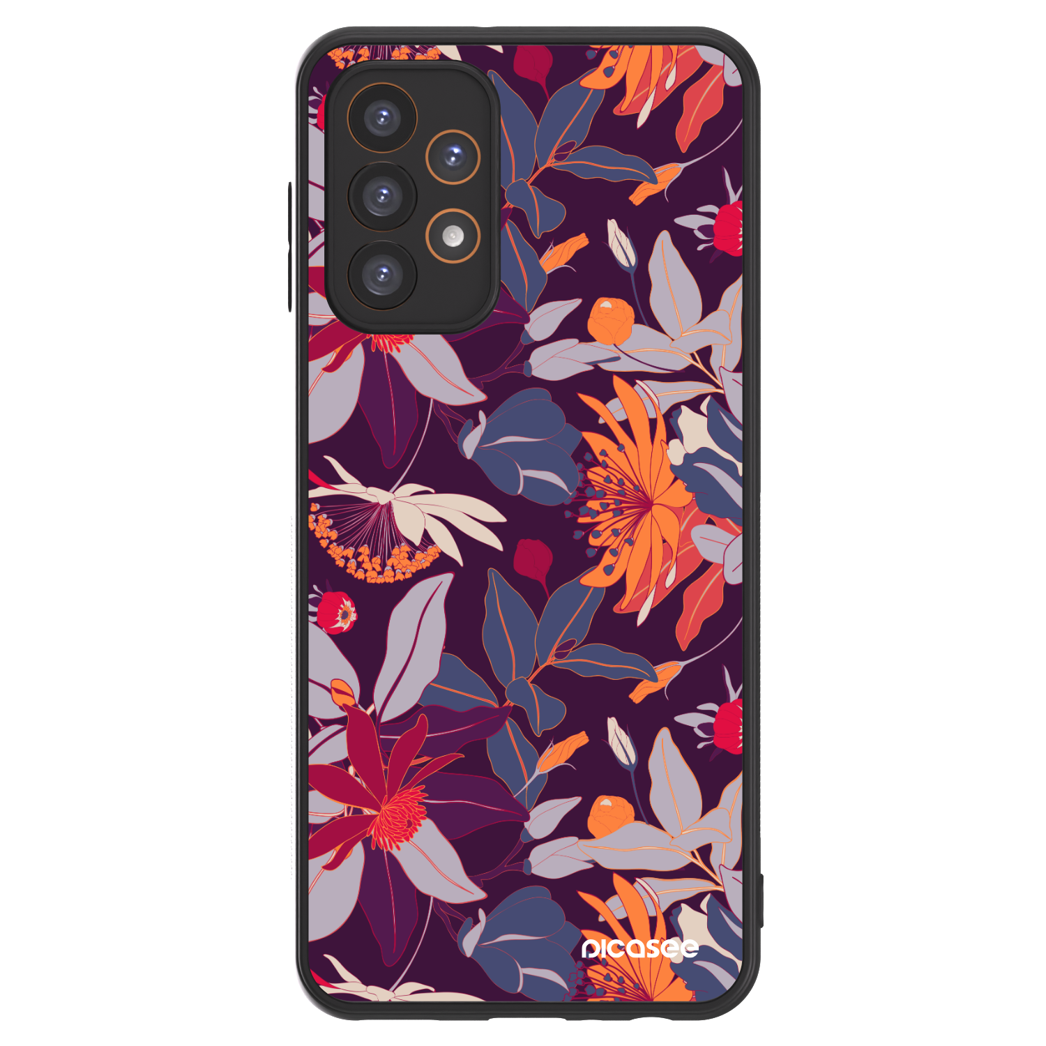Picasee ULTIMATE CASE pentru Samsung Galaxy A23 A236B 5G - Purple Leaf
