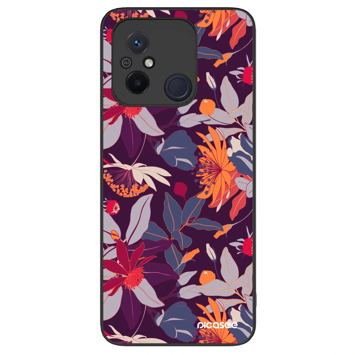 Picasee ULTIMATE CASE pentru Xiaomi Redmi 12C - Purple Leaf