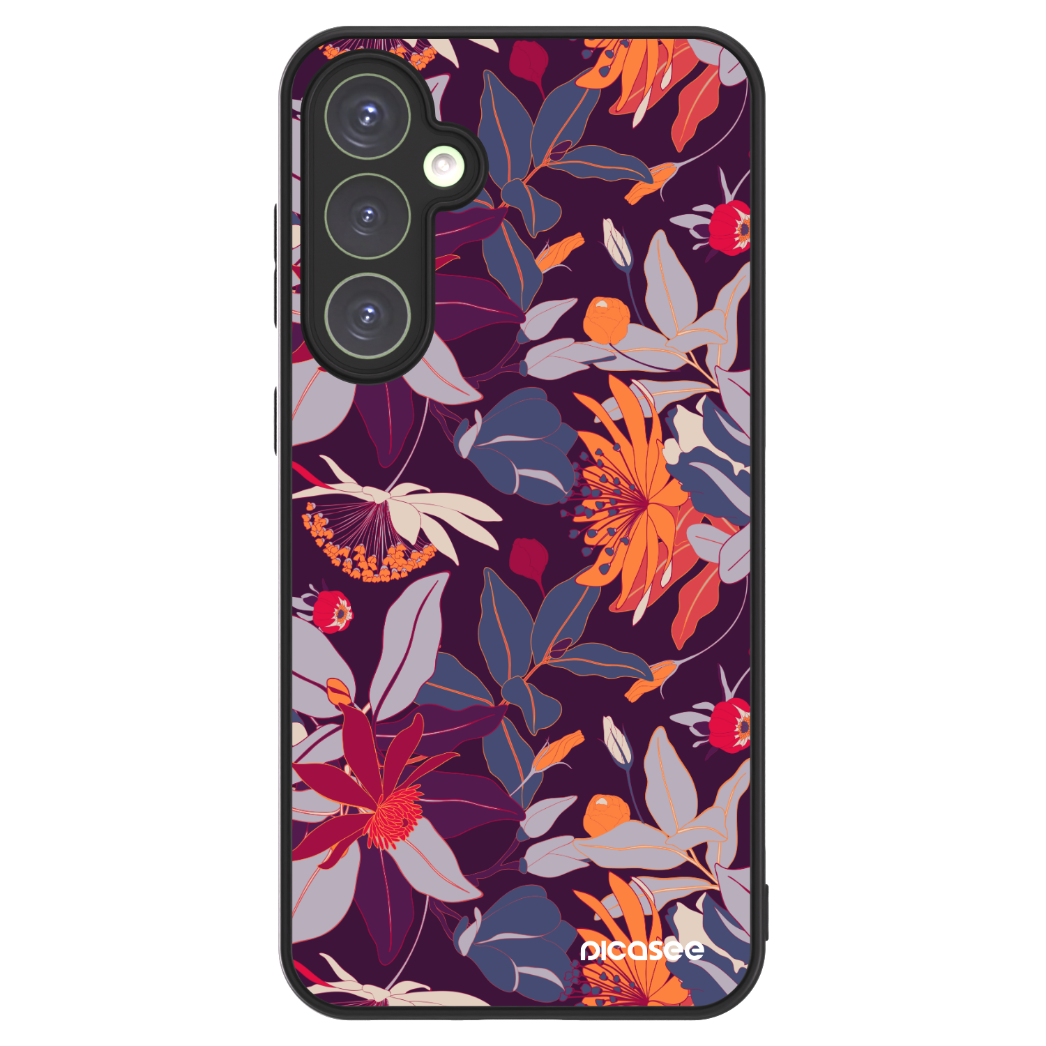 Picasee ULTIMATE CASE PowerShare pentru Samsung Galaxy S23 FE S711B - Purple Leaf