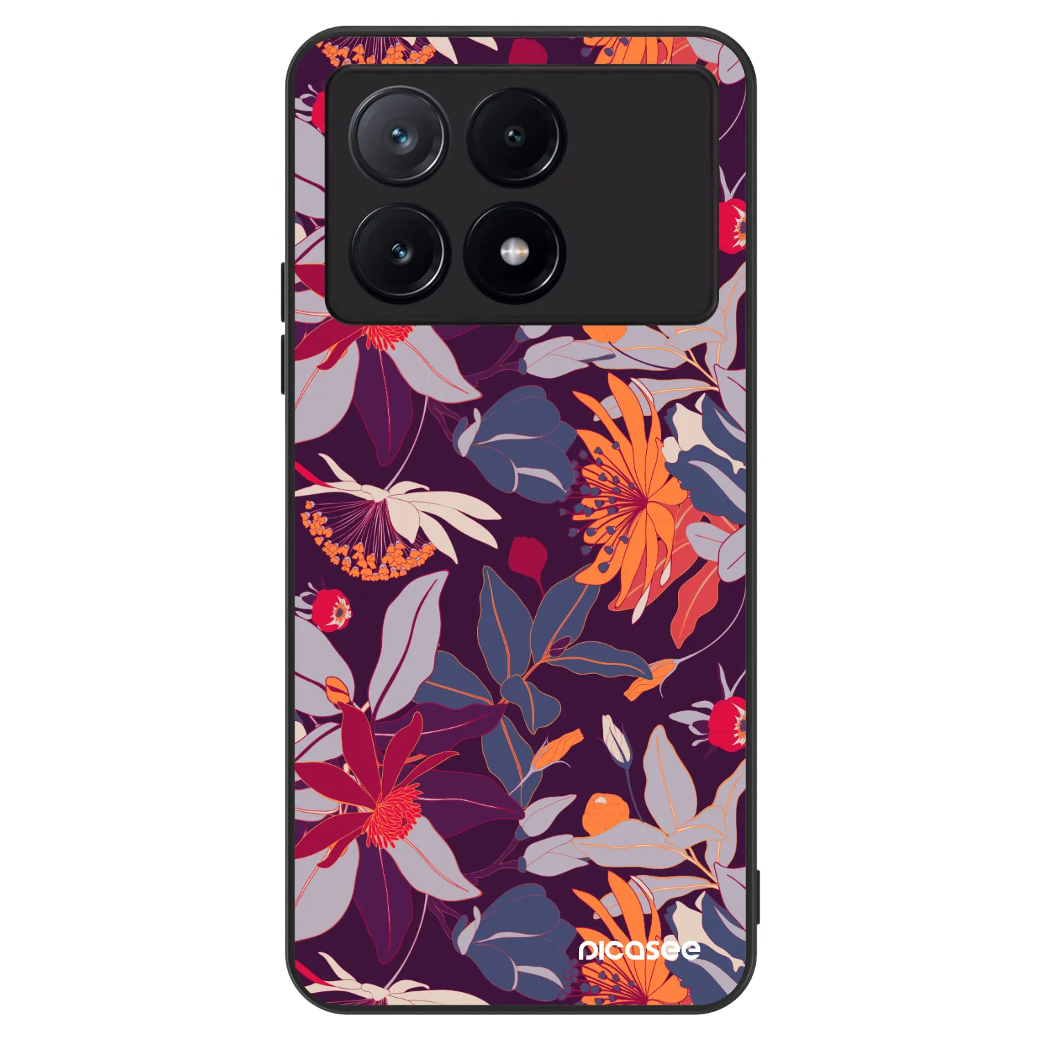 Picasee ULTIMATE CASE pentru Xiaomi Poco X6 Pro - Purple Leaf