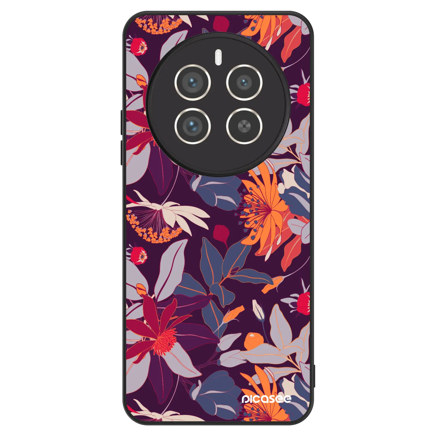 Picasee ULTIMATE CASE pentru Realme 12 Pro 5G - Purple Leaf