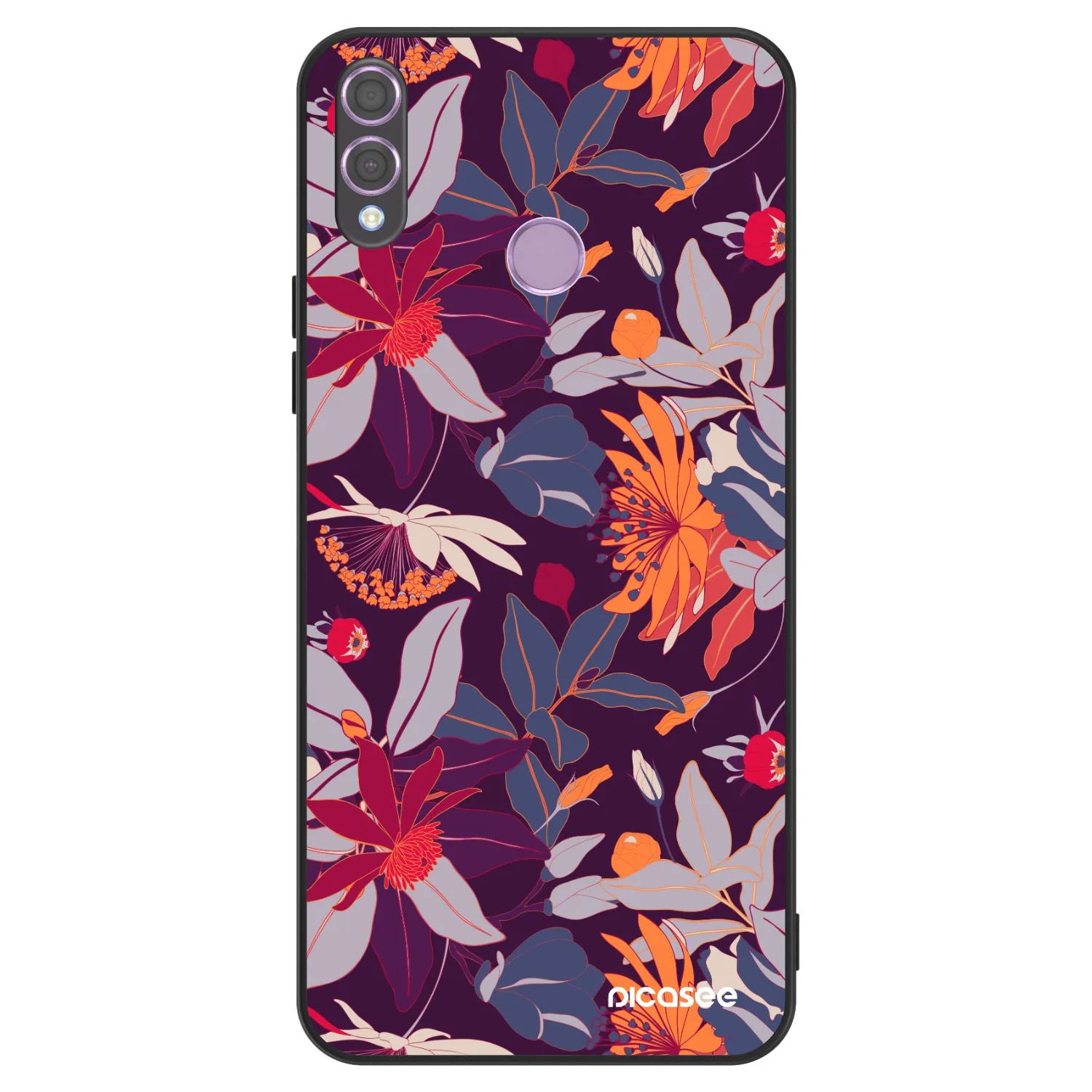 Picasee ULTIMATE CASE pentru Honor 8X - Purple Leaf