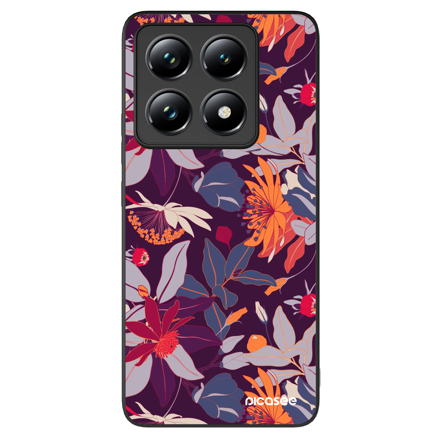 Picasee ULTIMATE CASE pentru Xiaomi 14T Pro - Purple Leaf