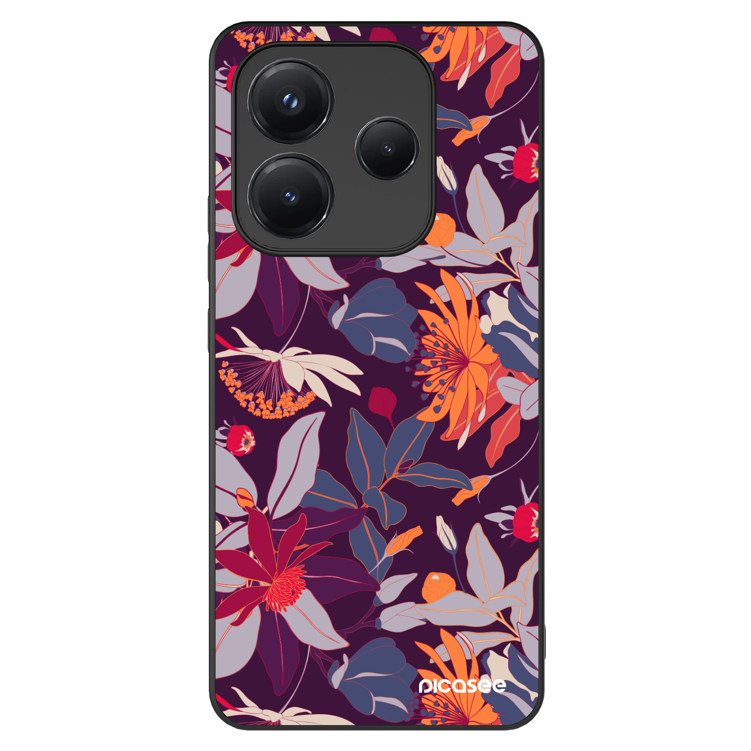 Picasee ULTIMATE CASE pentru Xiaomi Redmi Note 14 5G - Purple Leaf