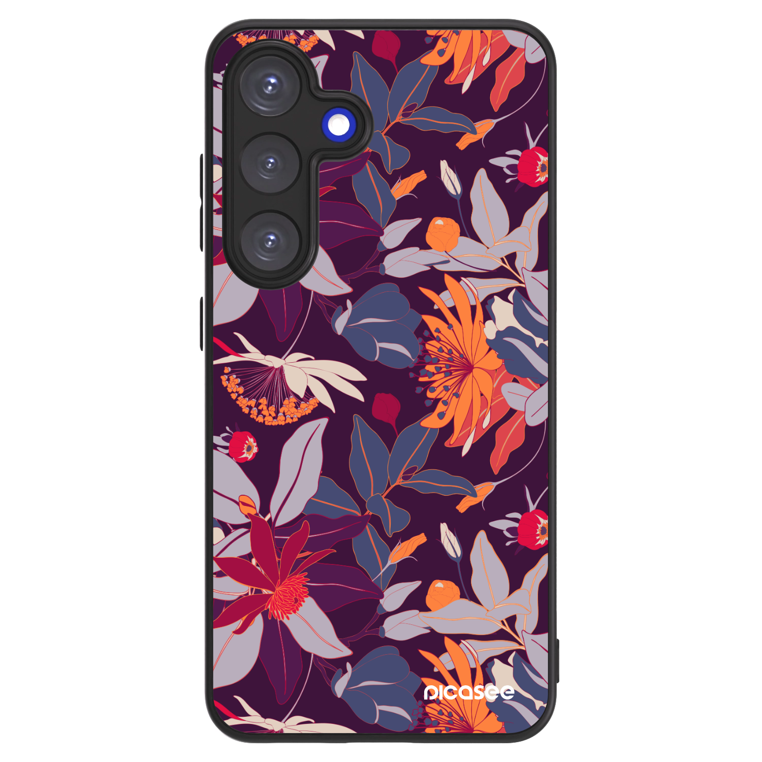 Picasee ULTIMATE CASE pentru Samsung Galaxy S25 5G - Purple Leaf