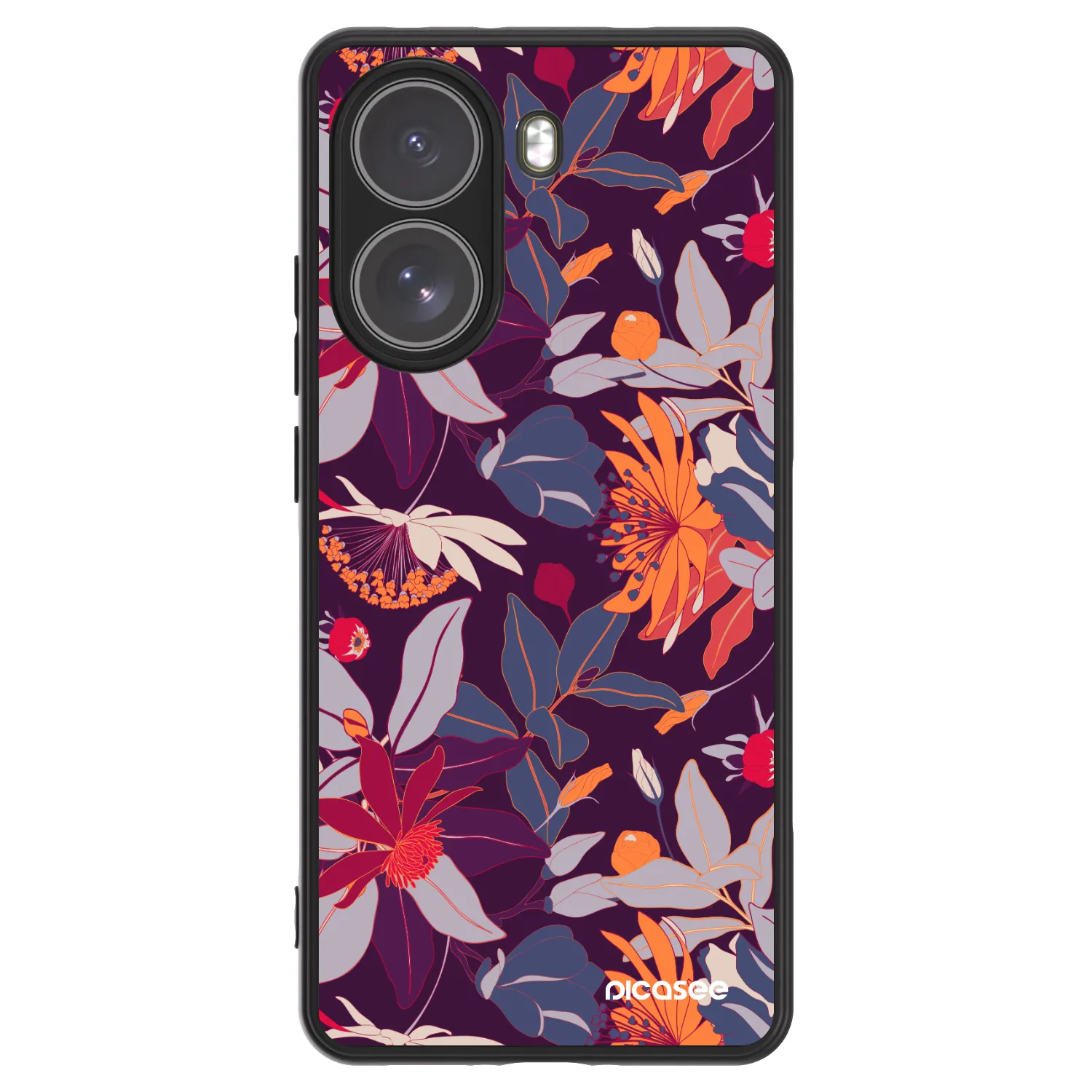 Picasee ULTIMATE CASE pentru Xiaomi Poco X7 Pro 5G - Purple Leaf